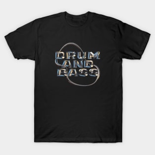 Drum And Bass Chromium T-Shirt